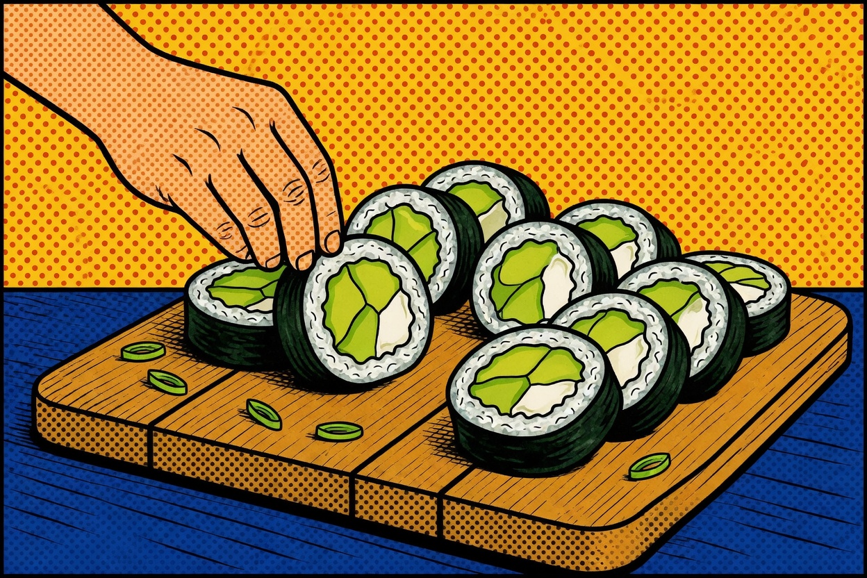 Salmon Avocado Kimbap — Sushi Adjacent