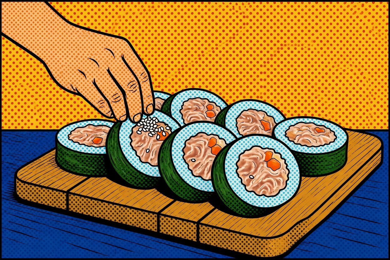 Spicy Tuna Mayo Kimbap